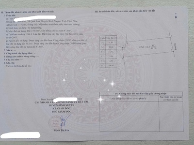Bán đất tại Quất Lưu, Bình Xuyên, Vĩnh Phúc. Giá 1.8 tỷ siêu đẹp 0