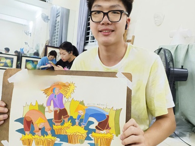 Học vẽ người cơ bản ở Trần Cung Nghĩa Tân 4