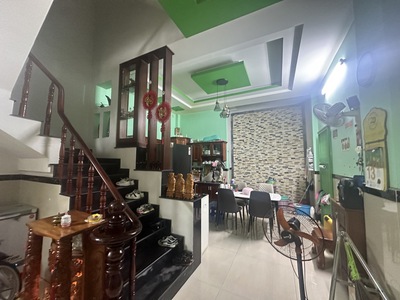 Nhà 4 tầng ở lô góc   hẻm xe hơi tránh   ngang 5m   sổ hồng riêng giá chưa tới 6 tỷ - quận 12. 1