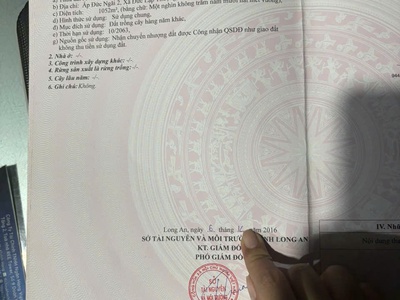 Bán gấp 4919m2 đất chính chủ tại ấp đức ngãi 2, xã đức lập thượng, huyện đức hòa, long an 2