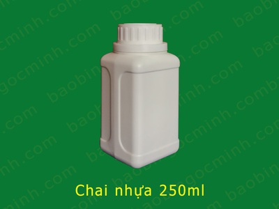 Chai nhựa HDPE 250ml đựng hóa chất 0