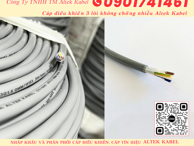 Cáp điều khiển, cáp tín hiệu 3 lõi Bình Dương, Đồng Nai, Tây Ninh, Vũng Tàu 1
