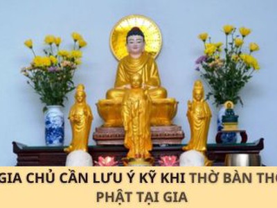 Cách bài trí bàn thờ Phật tại gia chuẩn phong thủy, gia chủ nhất định phải biết 0