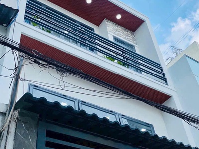 Nhà mới cực xinh 1 trệt 1 lửng 1 lầu full nội thất ngay bệnh viện q12 0