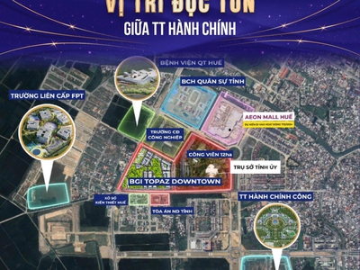  BGI TOPAZ DOWNTOWN mở ưu đãi Tháng 12 - Đón Huế lên TRUNG ƯƠNG  12