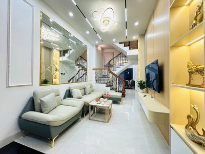 Nhỉnh 9 tỷ có ngay nhà đẹp đón tết- nguyên hồng - 46m- 5 tầng - 4 ngủ- thoáng trước sau- full nội 0