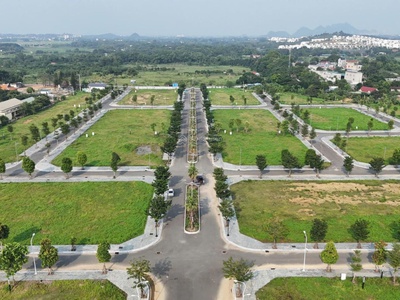 Quỹ căn duy nhất tại dự án centre ville lương sơn, giá chỉ từ 22 triệu/m2, sổ đỏ từ lô 4
