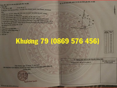 Nhà cần bán tại thị trần diên khánh, khánh hoà 4