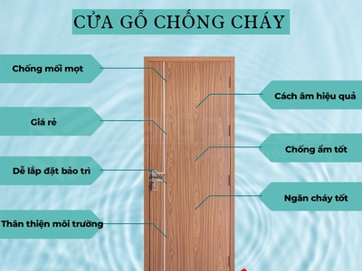 Cửa Gỗ MDF Melamine 1