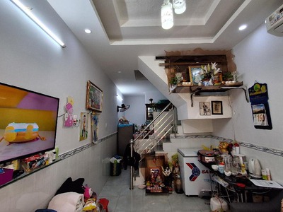 Nhà hẻm 360 phạm hữu lầu, phước kiển, nhà bè, 3x8, 3 tầng, sổ hồng trao tay, chỉ 2.25 tỉ 1