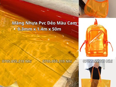 Màng Nhựa Pvc Dẻo Hologram Ánh Kim 7 Màu Altek may túi quà tặng, balo, bóp viết giá rẻ 4