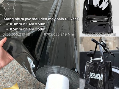 Màng Nhựa Pvc Dẻo Hologram Ánh Kim 7 Màu Altek may túi quà tặng, balo, bóp viết giá rẻ 11