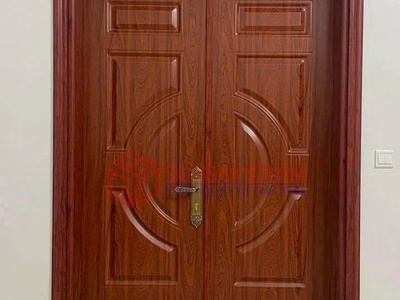 Cửa thép vân gỗ giải pháp cửa đẹp nhà sang 1
