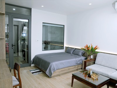 Cho thuê căn hộ Vinhomes Marina, 1 ngủ tách bếp  40m2 . 0