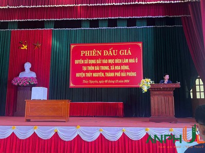 Chuyển nhượng lô đất thuộc đấu giá Bái Trong, Hoa Động, Thuỷ Nguyên, Hải Phòng 0