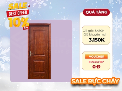 Cửa thép vân gỗ 3