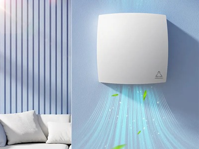 Máy Cấp Gió Tươi Thu Hồi Nhiệt Cho Phòng Đơn AP-AV-TTW6-W   Công Suất Max 64 m /giờ  0