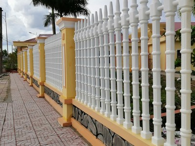 Hàng rào lan can ly tâm Việt Âu 2