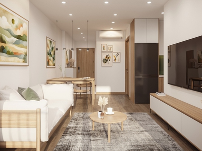 Sống tiện nghi - lời bền vững với khu đô thị FPTPlaza 3 sổ lâu dài, nội thất cơ bản, 1.Xtỷ 0