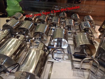 Máy rang cà phê Inox Ngọc Châu 1,5kg 0