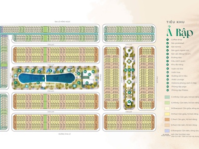 Layout phong cách ả rập - tiểu khu cao cấp nhất khu sông town 0