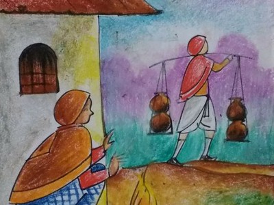 Lớp dạy bé vẽ tranh 1