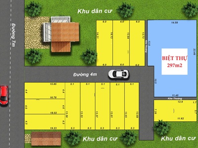 Bán lô Biệt thự 297m2 giá 5tr/m2 gần Khu Sinh thái Ngũ Phúc, Kim Thành, Hải Dương 4