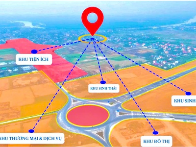 Bán lô Biệt thự 297m2 giá 5tr/m2 gần Khu Sinh thái Ngũ Phúc, Kim Thành, Hải Dương 2