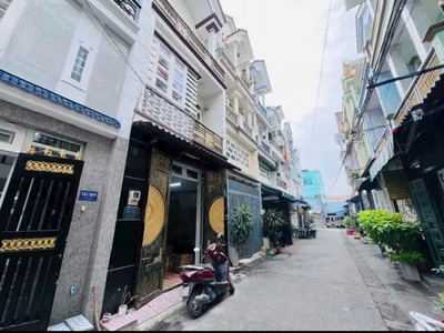 Nhà 1 trệt 2 lầu khu nhà phố cao cấp đường 6m hiệp thành 13 giáp gò vấp 1