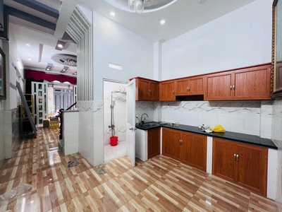 Nhà 1 trệt 2 lầu khu nhà phố cao cấp đường 6m hiệp thành 13 giáp gò vấp 3