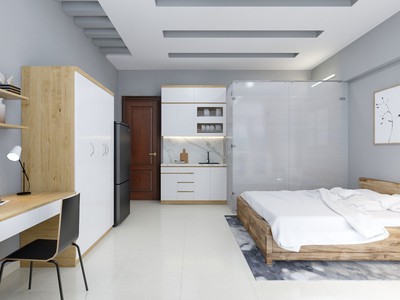 Căn hộ studio ban công thoáng ven sông Quận 7 4