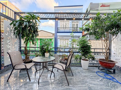 Bán nhà 4tầng - 5x12 - 4 pn - sân thượng full nội thất cao cấp nhỉnh 9 tỷ 3