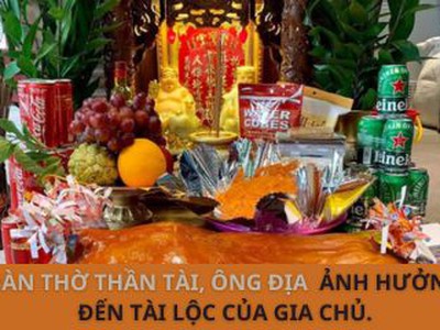 Làm Sao Để Tài Lộc Dồi Dào Nhờ Bàn Thờ Thần Tài Ông Địa 0