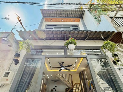  nhà đẹp  gò vấp - full nội thất - 30m2 - hẻm ba gác - cách đường số 1 chỉ 50m - 5 phút ra công 0