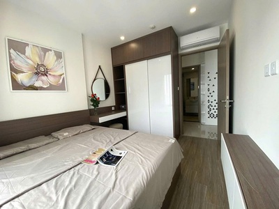 Cho thuê căn hộ chung cư 1n  view vinuni, full nội thất, thiết kế hiện đại tại  vinhomes ocean 3