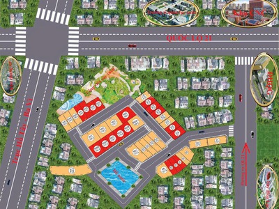 Bán đất nền thổ cư 3 mặt tiền view hồ tại cổ đông-sơn tây 2