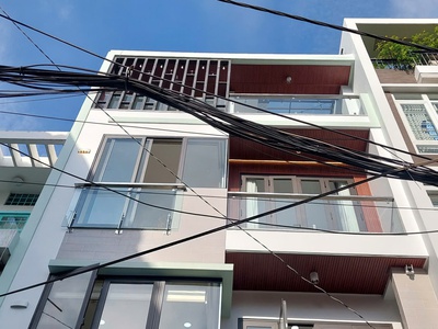 Cho thuê nhà phố mới hoàn toàn -phan đăng lưu- phường 3, bình thạnh -50tr- 175m 1