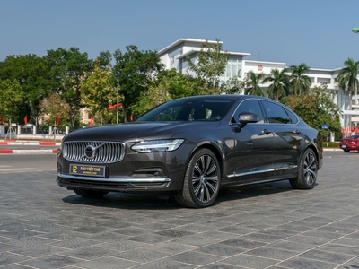 Bán nhanh xe Volvo S90 B6 Ultimate phiên bản 2023 màu Xám Platinum Grey - Nội thất nâu Cafe 4