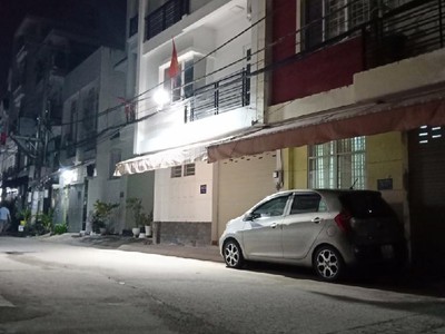 60m2 nhà 4 tầng ngang 6.06x10m, mặt tiền hẻm 6m xe hơi thẳng 1 trục, 76 dương cát lợi thị trấn nhà 0