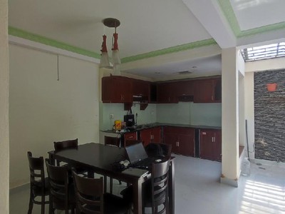 60m2 nhà 4 tầng ngang 6.06x10m, mặt tiền hẻm 6m xe hơi thẳng 1 trục, 76 dương cát lợi thị trấn nhà 2