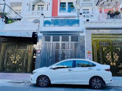 Nhà mới mặt tiền 4mx25m gần bến xe buýt hiệp thành, gần lê văn khương kế bên gò vấp 1