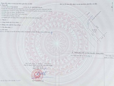 Bán đất đấu giá góc 3 mặt tiền sổ sẵn duy nhất tại kim hoa-mê linh 4