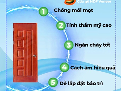 Ưu Điểm Vượt trội Của Cửa Gỗ Công Nghiệp HDF 0