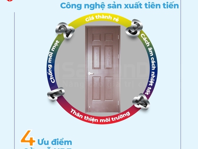 Cửa gỗ HDF đẳng cấp từ Saigondoor 3