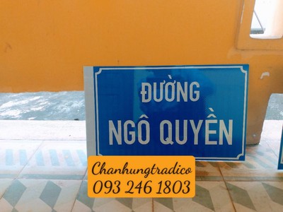 Biển Báo Giao Thông Tên Đường Phố  KT 50x30cm 0