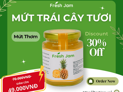 Mứt Thơm Fresh Jam: Ngọt ngào tự nhiên, 0