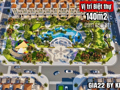 Biệt thự 140m2  gia22 by kita - view công viên   bể bơi, siêu hiếm 1