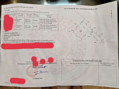 Chính chủ bán đất thổ cư mặt tiền trung tâm hạ mỗ-đan phượng 1