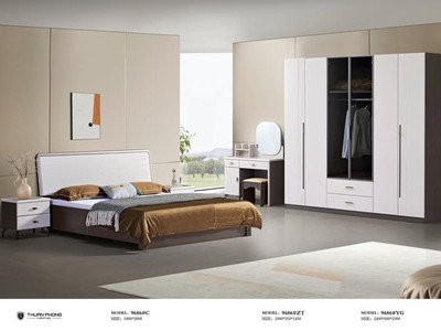 Giường 1m8x2m   Tủ áo 6 cánh  phối cánh kính  nhập khẩu giá chỉ 23.000.000VND 0