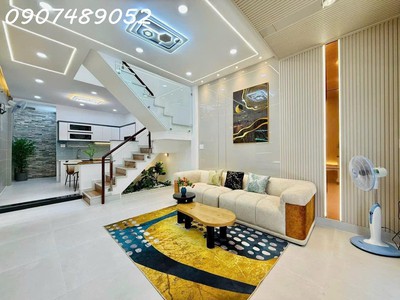Định cư   bán nhà 42m2, 2pn, lê văn thọ, 4.9 tỷ, tặng full nội thất 0